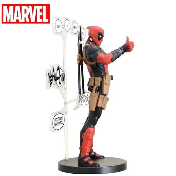 Figur - Sega - Deadpool - 20 cm - Röd - Officiell Marvel Comics