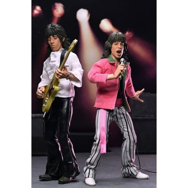 Neca - The Rolling Stones - Figur Mick Jagger med tygkläder (1975) 20 cm