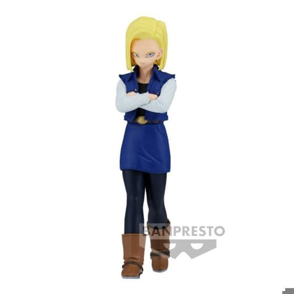Figur - Banpresto - Android 18 Solid Edge Work - Exceptionella detaljer - Trogen design - Ljusa färger