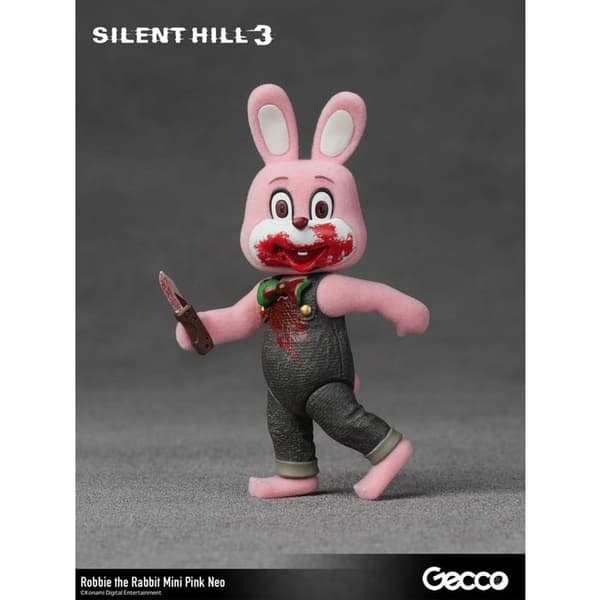 Gecco - Silent Hill 3 - Figur Mini Robbie the Rabbit Mini Pink Neo Version 10 cm
