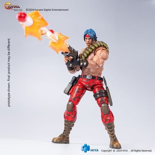 Hiya Toys - Contra: Operation Galuga - Exquisite Basic Figur av Lance Bean 16 cm