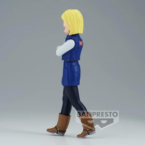 Figur - Banpresto - Android 18 Solid Edge Work - Exceptionella detaljer - Trogen design - Ljusa färger