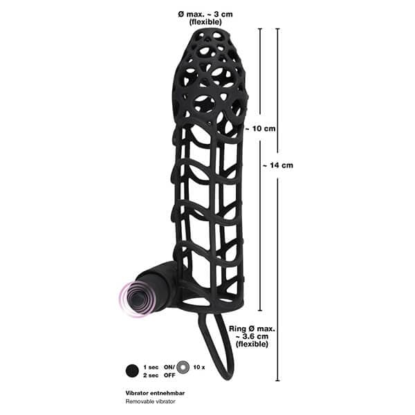 BLACK VELVETS – SLEEVE MED VIBRATOR
