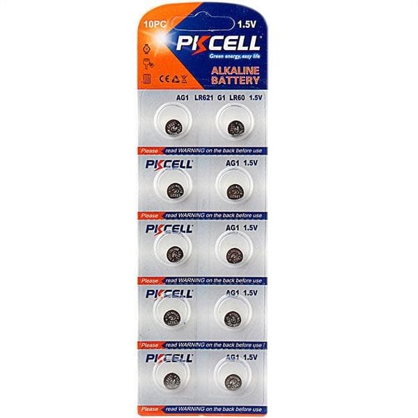 Batteri 364 AG1  lr621sw  10-pack PKcell