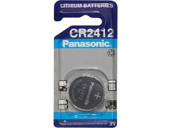 2412 Panasonic Lithium 1-blisterpack 3V