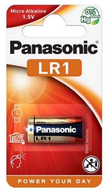LR1 / E9 / N / Panasonic 1-blisterpakke 1,5V