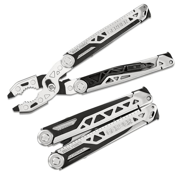 GERBER DUAL-FORCE MULTI-TOOL STEINLESS + SHEATH 30-001721
