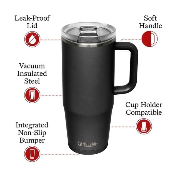 CAMELBAK THRIVE MUG 1L Black, Camelbak termosmugg stor