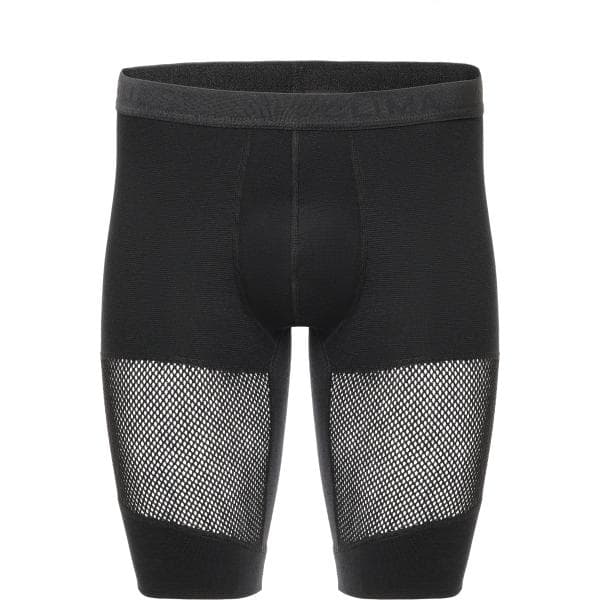 ACLIMA MENS WOOLNET LONG SHORTS Jet Black Medium