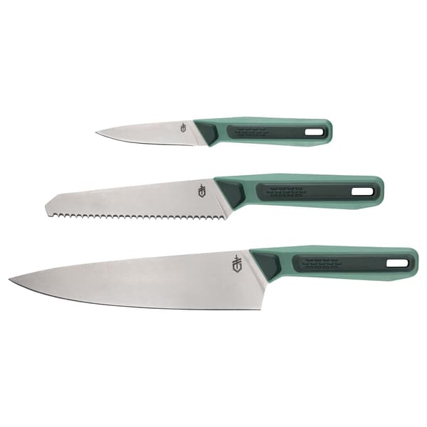 GERBER COMPLEAT KNIFE SET 3PC, Gerber knivsetfriluftsmatlagning
