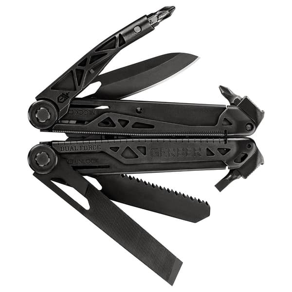 GERBER DUAL-FORCE MULTI-TOOL BLACK + SHEATH 1067407