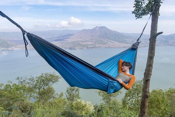 TICKET TO THE MOON ORIGINAL HAMMOCK Aqua/Grey