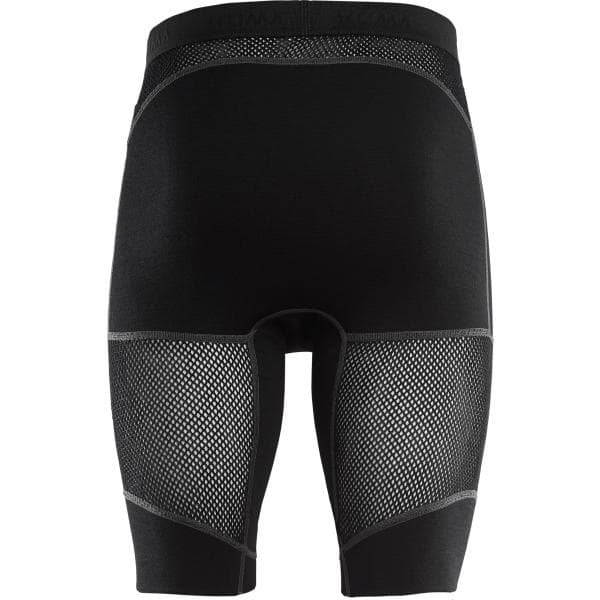 ACLIMA MENS WOOLNET LONG SHORTS Jet Black Medium