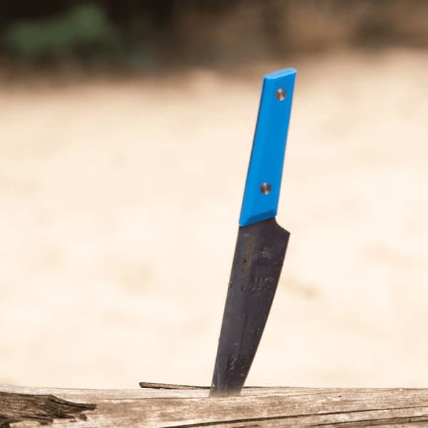 PRIMUS CAMPFIRE KNIFE blue, Primus knivar utematlagning