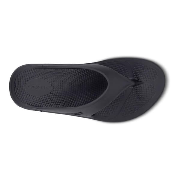 OOFOS OORIGINAL THONG Black 44, Oofos flipflops återhämtning