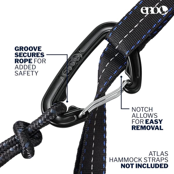 ENO SINGLENEST HAMMOCK Grey/Chartreuse​, Eno hängmatta