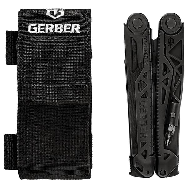 GERBER DUAL-FORCE MULTI-TOOL BLACK + SHEATH 1067407