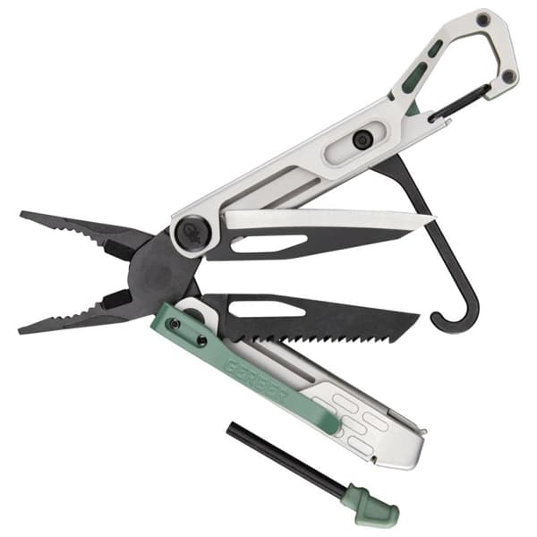 GERBER STAKEOUT SPARK CAMP TOOL Baltic Haze, Gerber multiverktyg med eldstål