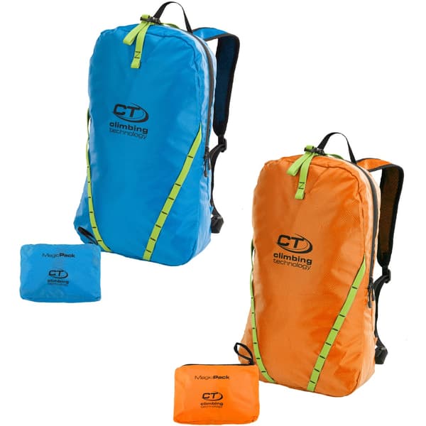 CLIMBING TECHNOLOGY MAGIC PACK BLUE, ihopfällbar ultralätt lättviksryggsäck