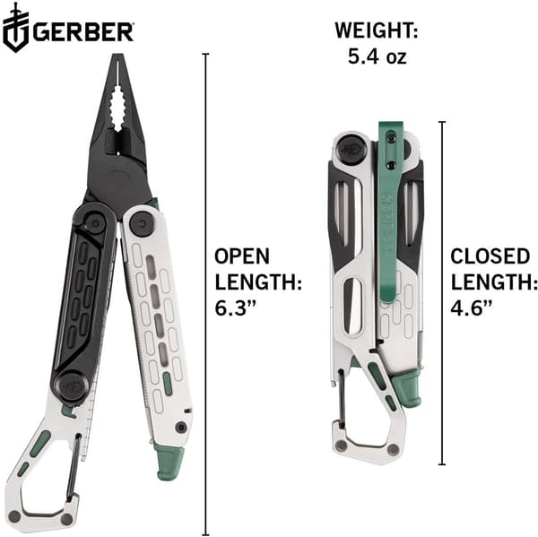 GERBER STAKEOUT SPARK CAMP TOOL Baltic Haze, Gerber multiverktyg med eldstål