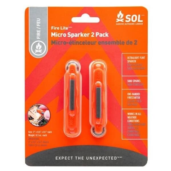SOL FIRE LITE MICRO SPARKER 2-PACK