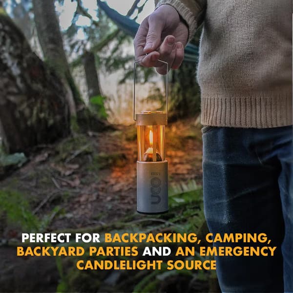 UCO ORIGINAL CANDLE LANTERN Raw Aluminium