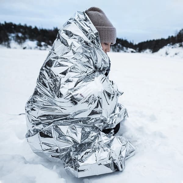 räddningsfilt aluminium, BRIV EMERGENCY BLANKET