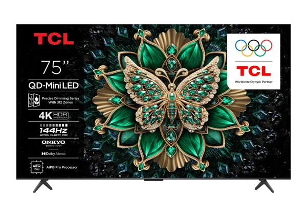 TCL 75" C6K 4K QD Mini LED Google TV