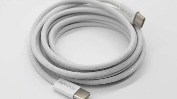 Snapcase 60W USB C-C Flettet kabel (1m)