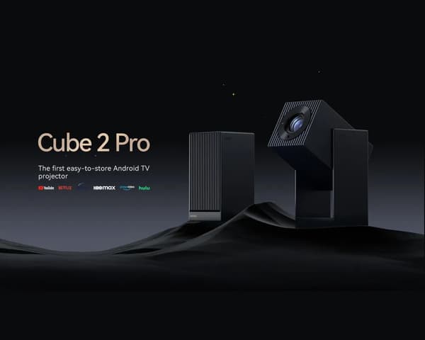 Wanbo Cube 2 Pro Smart Projektor Full HD, bærbar (mørkeblå)