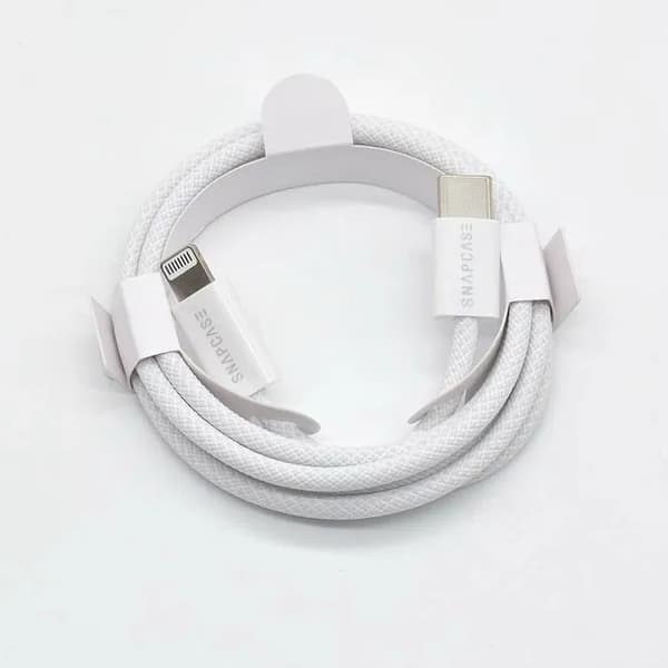 Snapcase 60W USB C - Lightning Braided Kabel (2M)