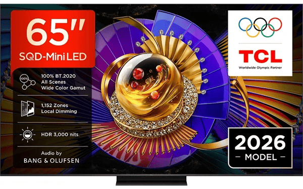 TCL 65\" C7L 4K SQD Mini-LED Google TV