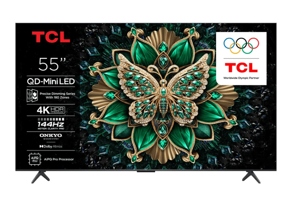 TCL 55\" C6K 4K QD Mini LED Google TV