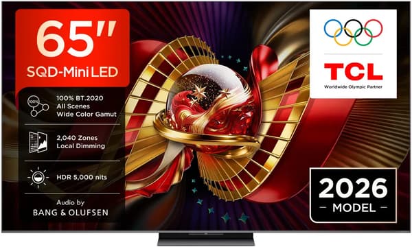 TCL 65\" C8L 4K SQD Mini LED Google TV (2026)