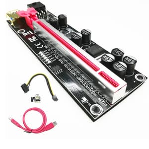 3-Pack PCI-E PCIE Riser 010S Plus Gold USB 3.0 1X to 16X 6PIN