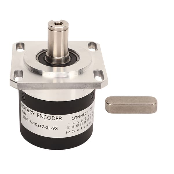 Roterende Encoder 1024 Pulser 15mm Aksel 5-26V CNC Roterende Encoder E58S15-1024Z-5L-9X til Maskine