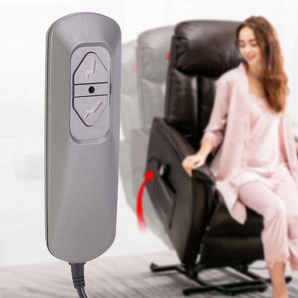 Elektrisk Recliner Stol Soffa lyft 2 Knappar Handkontroll 5V