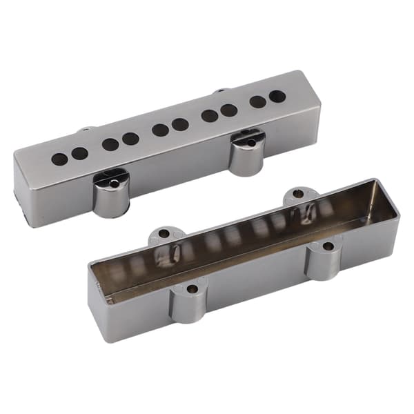 Basgitarr Pickup-skydd 5-strängad Elbas Reservdel Kromad ABS-plast 1 Par Hårdvarutillbehör