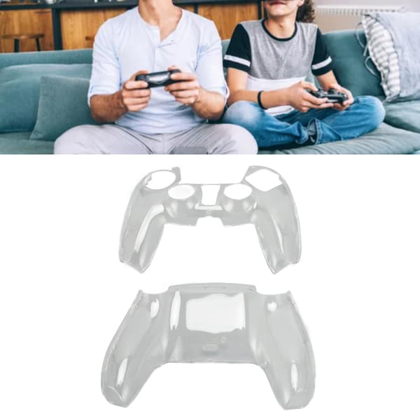 Klar beskyttende hardcase til PS5-controller, stødsikker, ridsefast, bærbart PC-cover