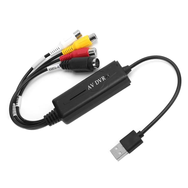 USB 2.0 Video Capture Card Audio Grabber Converter Adapter för Windows 10 PC Streaming