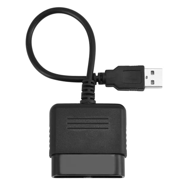 PS2 Controller til USB-adapterkonverter til Sony PlayStation 2, PS3 & Windows PC Gamepad-stik