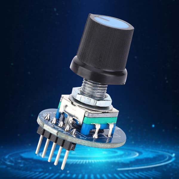 2 stk. roterende encoder-modul af høj kvalitet potentiometer elektronisk komponent 5V