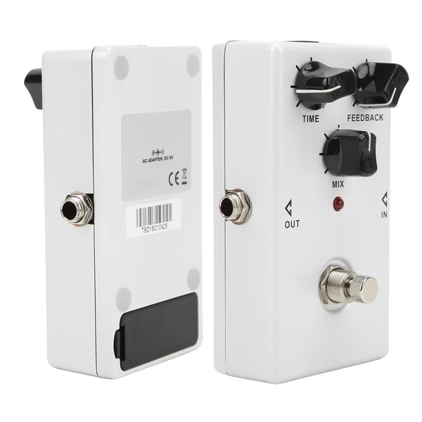 Delay Stompbox BBD Analog Krets för Elgitarr Mono Effekt med 3 Kontrollrattar 30mA