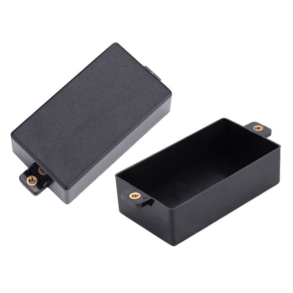 2 st elgitarr Humbucker Pickup-skydd förseglade gitarrreservdelar (svart)