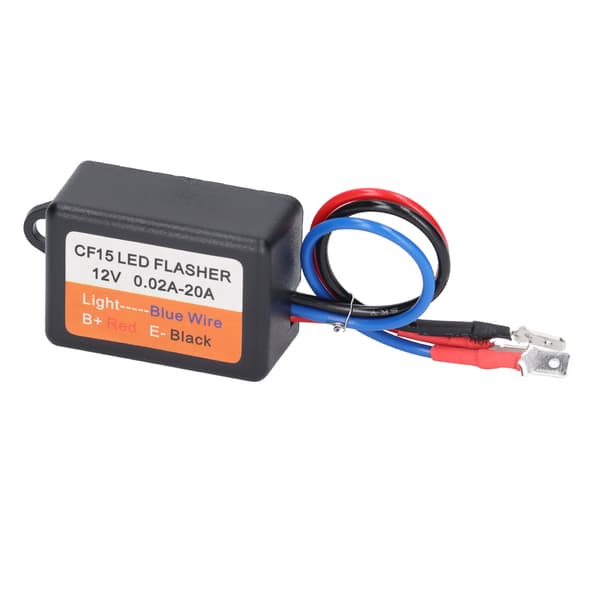 Blixtljusstyrenhet Bilblinkermodul LED-blinkrelä 12V 0.02‑20A