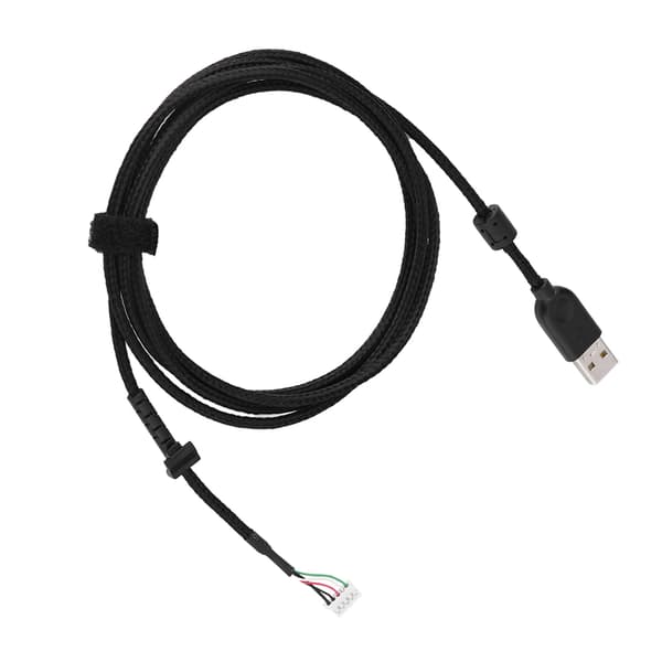 USB-museledning 2,19yd Plug & Play erstatningskabel til Logitech G502