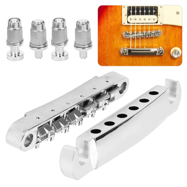 6-strängad fast stall-kit i zinklegering för LP elgitarrhårdvara