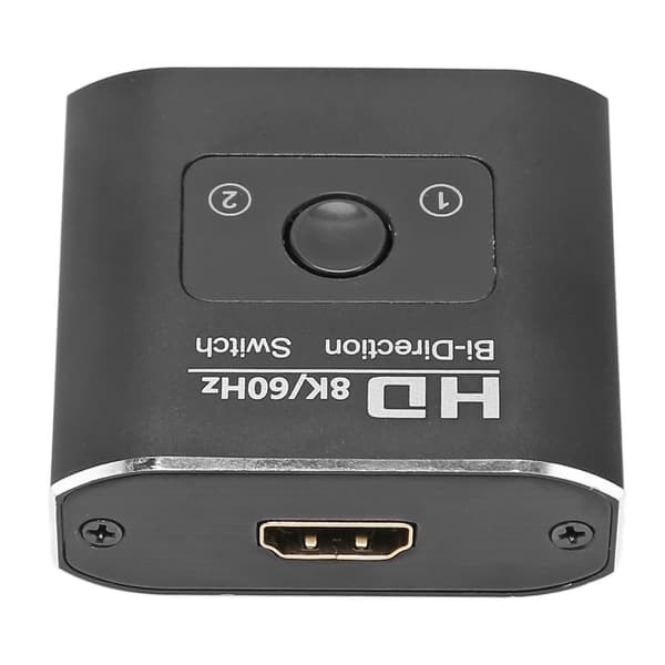 8K HDMI-switch 2-ind-1-ud, 48 Gbps tovejs-splitter til PS5 Xbox TV-streaming