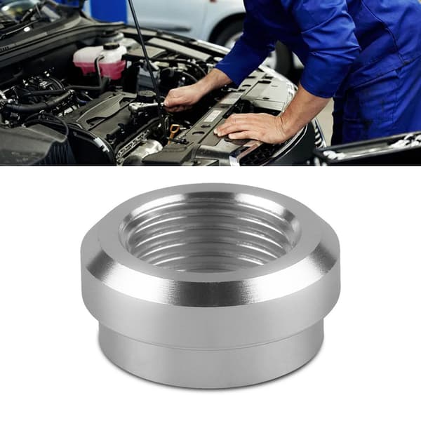 3/8\" NPT Aluminium Påsvejset Studs Hun Røradapter til Bil Brændstoftank