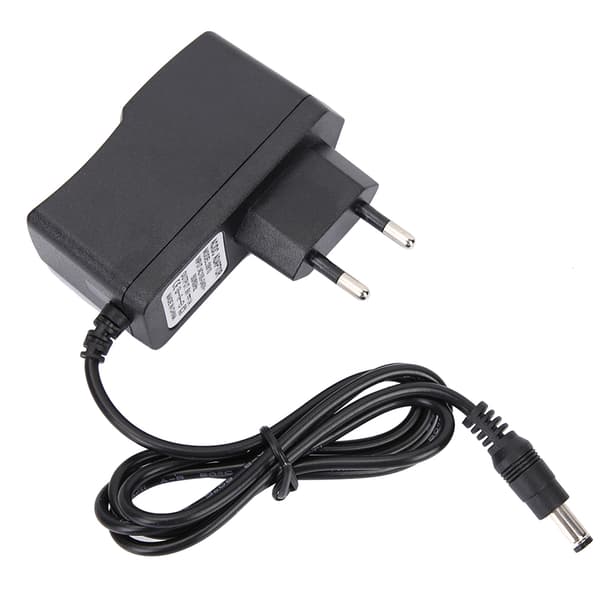 Universal 9V AC/DC-strömadapter för elektrisk gitarr, enkel effektpedal 100‑240V (EU-kontakt)
